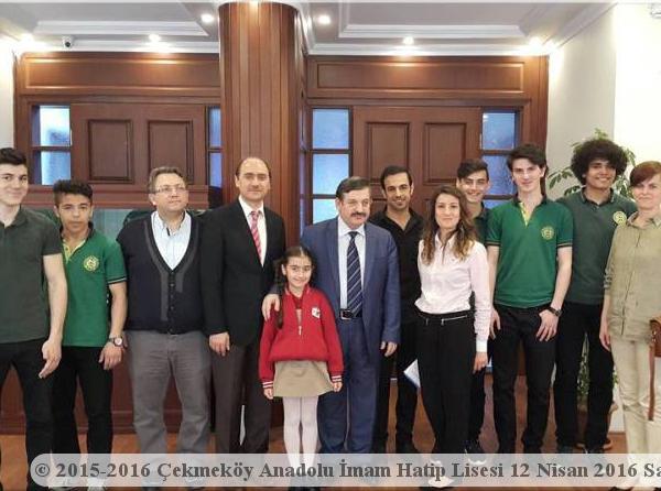 Çeşitli Yarışmalarda İstanbul İli Derecesine Giren Öğrencilerimiz Çekmeköy İlçesi Yöneticileri Tarafından Kabul Edildi.