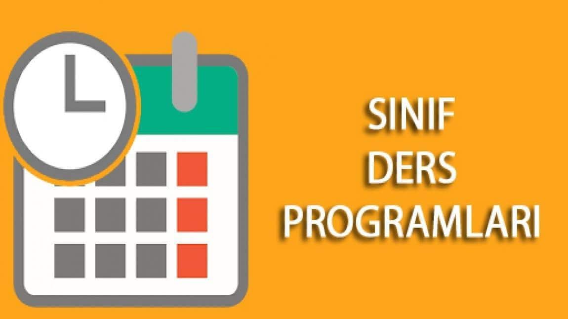 Yeni Ders Programımız...